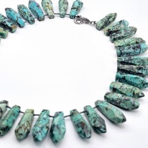 collar turquesa africana