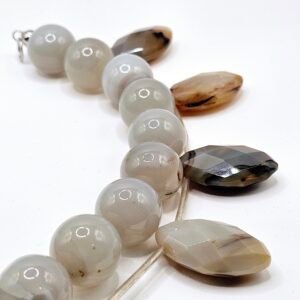 collar en Ágata musgosa de montana